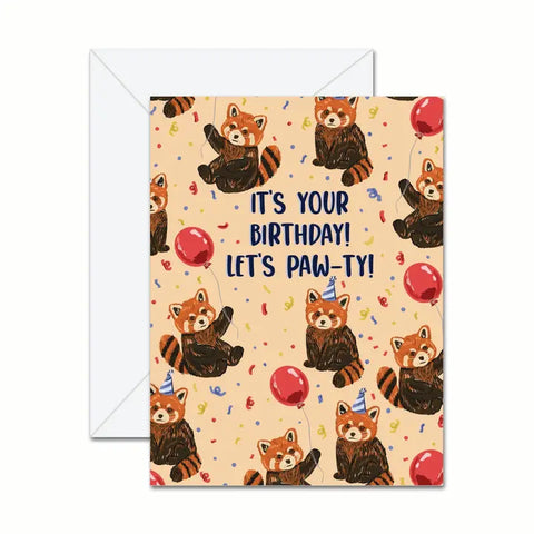 It's Your Birthday! Let's Paw-Ty!  Card