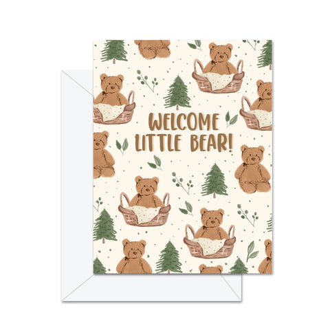 Welcome Little Bear! Card