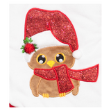 Customizable Santa Stocking - Owl